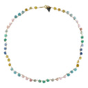 COLLIER COEUR EN OPALE MULTICOLORE mon precieux gem