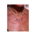 COLLIER COEUR EN OPALE MULTICOLORE mon precieux gem