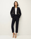 MILLER DICKEY JACKET veronica beard Navy boutons Or