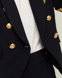 MILLER DICKEY JACKET veronica beard Navy boutons Or