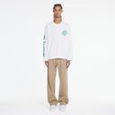 Flower Doodle Long Sleeve White