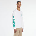 Flower Doodle Long Sleeve White