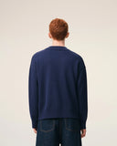 Blue Wool Ami De Coeur Cardigan