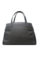 HIDESINS LULLABY MASCOTT M BLACK LEATHER HANDBAG