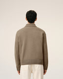 Beige Wool Ami De Coeur Cardigan