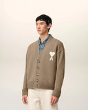 Beige Wool Ami De Coeur Cardigan