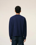 Blue Wool Crewneck Ami De Coeur Cardigan