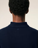 Blue Cotton Red Ami De Coeur Polo Shirt
