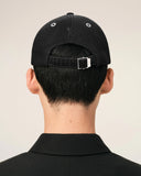 Black Cotton Ami Felt Patch Cap