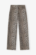 Jeans Izey à imprimé léopard