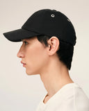Black Cotton Ami De Coeur Embroidery Cap