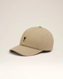 Beige Cotton Ami De Coeur Embroidery Cap