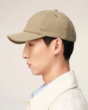 Beige Cotton Ami De Coeur Embroidery Cap