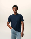 Blue Cotton Red Ami De Coeur Tshirt
