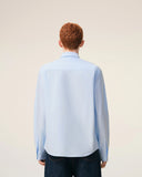 Blue Cotton Ami De Coeur Oxford Shirt