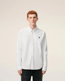White Cotton Ami De Coeur Oxford Shirt