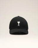 Black Cotton Ami De Coeur Felt Patch Cap