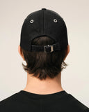 Black Cotton Ami De Coeur Felt Patch Cap