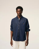 Blue Denim Cotton Ami De Coeur Shirt