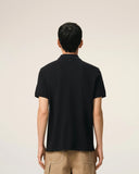 Black Cotton Short Sleeves Ami De Coeur Polo Shirt