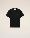 Black Cotton Ami De Coeur T-shirt