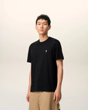 Black Cotton Ami De Coeur T-shirt