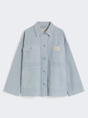 Veste d’inspiration vêtements de bureau en toile de coton - Azure