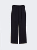 Pantalon en toile de pure laine - Bleu