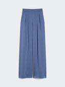 Pantalon en satin léger - Gris bleu