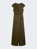 Combinaison en envers satin - Vert mousse