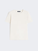 T-shirt brodé en jersey - Sable