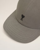 Grey Cotton Ami De Coeur Embroidery Cap