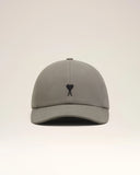 Grey Cotton Ami De Coeur Embroidery Cap