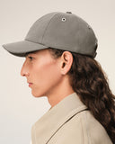Grey Cotton Ami De Coeur Embroidery Cap