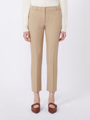 Pantalon en coton stretch - Poil de chameau