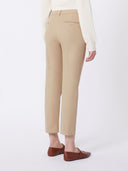 Pantalon en coton stretch - Poil de chameau