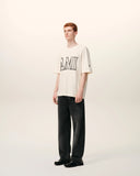 White Cotton Ami Paris Print T-shirt