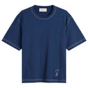 Short Sleeve Boxy Fit T-Shirt With Topstitched Ami