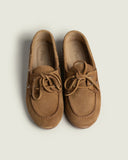 Mocassin bateau en daim brossé | Camel