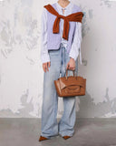 sac hidesins Flap M Caramel