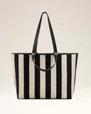 White Cotton Ami De Coeur Shopping Bag