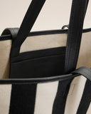 White Cotton Ami De Coeur Shopping Bag