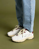 The Re-Run Vintage Nappa White / Red