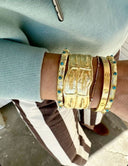 Jonc étoilé turquoise Lavezzi dear charlotte
