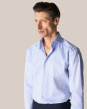Chemise bleu clair en twill signature – Col italien ETON