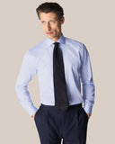 Chemise bleu clair en twill signature – Col italien ETON