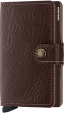 Miniwallet veg espresso brown
