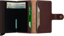 Miniwallet veg espresso brown
