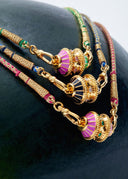 COLLIER - BIG TALISMAN PINK/FUCHSIA Mya Bay