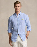 Chemise rayée ajustée en lin Ralph Lauren